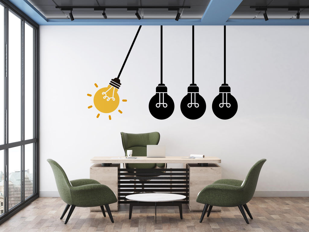 Idea Wall Decal, Office sticker, Office wall art Business Logo Business wall decal Decal 237DE