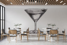 Load image into Gallery viewer, Vintage Martini Wall Mural Cocktail Bar Restaurant Wall Art Decor 396mv