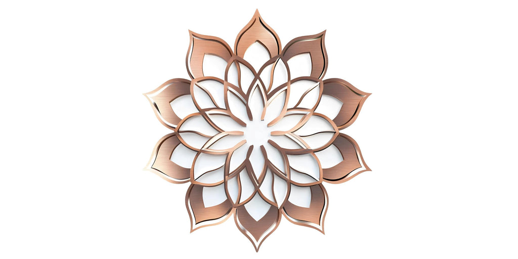 Lotus Mandala Wall Decal, Sacred Geometry Wall Sticker, Modern Lotus Wall Art, Boho Bedroom Decor, Peel And Stick Mandala Decal, Meditation