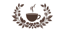 Load image into Gallery viewer, Coffee Cup Wall Decal Coffee Branch Wall Sticker Cafe Wall Art Coffee Shop Kitchen Decor Modern Coffee Wall Art