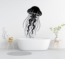 Load image into Gallery viewer, Jellyfish Wall Decal - Sea Animal Vinyl Sticker, Home decor Bathroom art