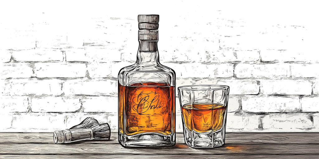 Rustic Whiskey Wall Decal Bar Wall Sticker Whiskey Bottle Glass Wall Art Pub Restaurant Home Bar Decor