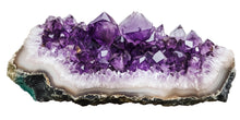 Load image into Gallery viewer, Amethyst Geode Wall Decal Purple Crystal Wall Sticker Boho Bedroom Decor Healing Crystal Wall Art Spiritual Decor