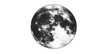 Load image into Gallery viewer, Moon Wall Decal Black And White Full Moon Wall Sticker Kids Room Decor Space Bedroom Wall Art Modern Home Decor
