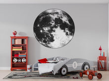 Load image into Gallery viewer, Moon Wall Decal Black And White Full Moon Wall Sticker Kids Room Decor Space Bedroom Wall Art Modern Home Decor