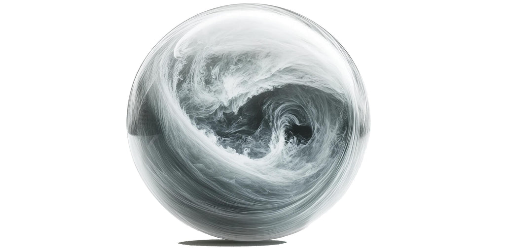 Abstract Ocean Wave Wall Decal Minimalist Water Sphere Wall Sticker Modern Coastal Wall Art Neutral Home Decor