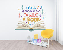 Load image into Gallery viewer, Book Wall Decal - Quote Vinyl Sticker, Home decor