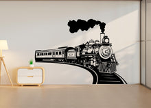 Load image into Gallery viewer, Train Wall Decal, Kids Room Vinyl Art