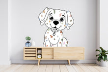 Load image into Gallery viewer, Dalmat Dog wall decal Dog decor Dog wall art Decal Dog Lover Animals anime decal Dog Bathroom Wall Decals Stickers Vinyl 728LU