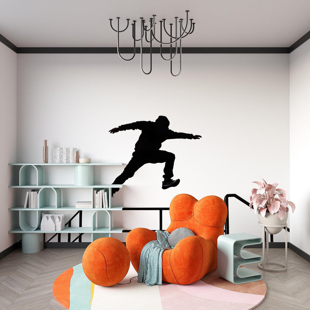 Modern Wall Decal Sticker Home Decor | Peel And Stick Vinyl Wall Art | Minimal Interior Wall Decor | Removable Wall Sticker For Living Room