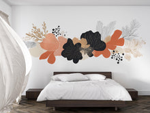 Load image into Gallery viewer, Abstract Floral Wall Decal Sticker | Modern Boho Wall Art | Peel And Stick Wall Decal For Bedroom Living Room Neutral Home Decor