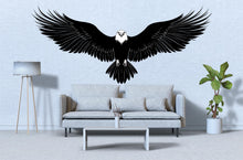 Load image into Gallery viewer, Soaring Eagle Wall Decal Flying Eagle Wall Art Minimalist Wildlife Peel And Stick Wall Sticker Modern Home Decor