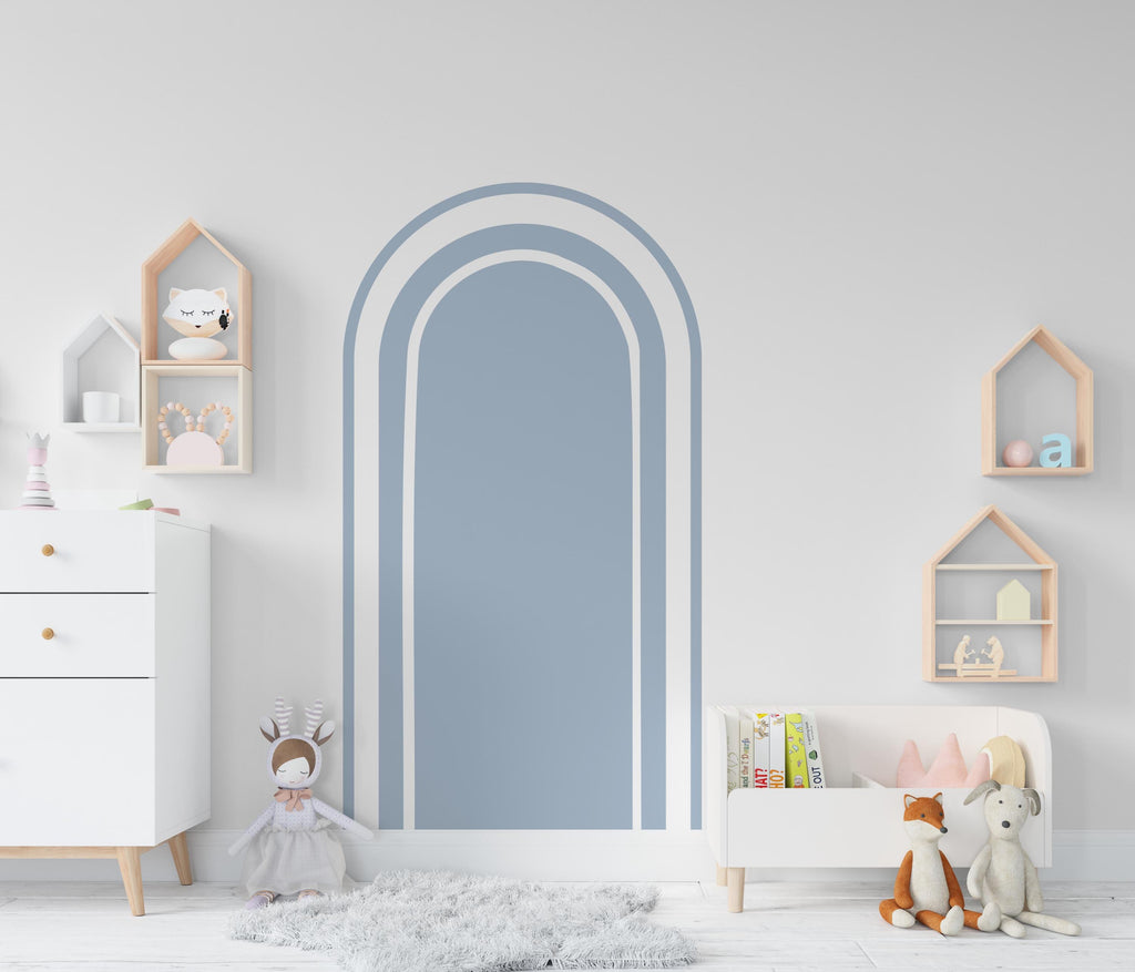 Boho Wall Decal, Nursery Boho Arch Decor, Bed Arch Sticker, Hedboard Wall Decal, Arch Wall Decal, Arch Wall Decal Sticker, Wall Decal 738LU