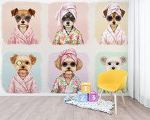 Load image into Gallery viewer, Grooming Salon Wallpaper | Dog SPA Wall Mural