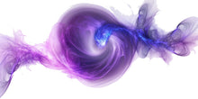 Load image into Gallery viewer, Purple Galaxy Nursery Wall Art, Abstract Space Wall Decor, Dreamy Kids Room Art, Cosmic Nursery Art, Modern Nursery Decor 138mv