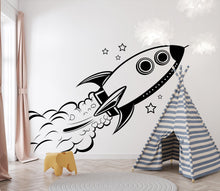 Load image into Gallery viewer, Space Decals, Stars Wall Decals, Planets Wall Decal, Rocket Decal, Solar System Decals, Сosmonaut Decal, Nursery Decals, Kids room 724LU