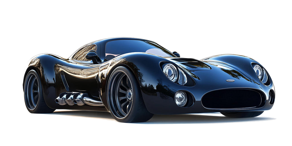 Luxury Black Sports Car Wall Mural Modern Auto Art Home Decor 274mv