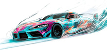 Load image into Gallery viewer, Colorful Supercar Wall Mural Racing Art Kids Room Decor 284mv