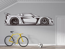 Load image into Gallery viewer, Minimalist Sports Car Wall Mural Black White Decor 289mv