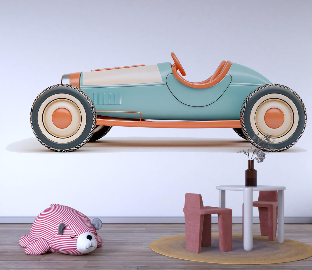 Vintage Toy Car Nursery Wall Art Printable Kids Room Decor 292mv