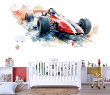 Load image into Gallery viewer, Formula Race Car Wall Art Kids Room Nursery Decor Printable 297mv