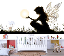 Load image into Gallery viewer, Fairy Wall Decal – Glowing Fairy Wall Art, Nursery Wall Sticker, Magical Baby Room &amp; Kids Bedroom Decor 312mv