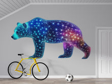 Load image into Gallery viewer, Geometric Bear Wall Art Futuristic Animal Digital Decor 369mv