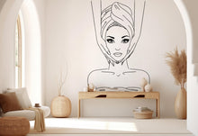 Load image into Gallery viewer, Facial SPA Wall Decal Aesthetic Beauty Salon Gifts Wall Decor Lashes Stickers Make up Unique Gift