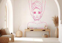 Load image into Gallery viewer, Facial SPA Wall Decal Aesthetic Beauty Salon Gifts Wall Decor Lashes Stickers Make up Unique Gift