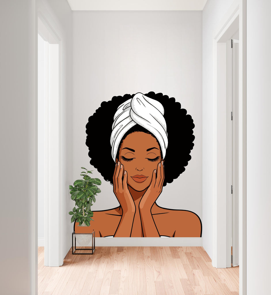 Facial SPA Wall Decal Aesthetic Beauty Salon Gifts Wall Decor Lashes Stickers Make up