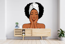 Load image into Gallery viewer, Facial SPA Wall Decal Aesthetic Beauty Salon Gifts Wall Decor Lashes Stickers Make up