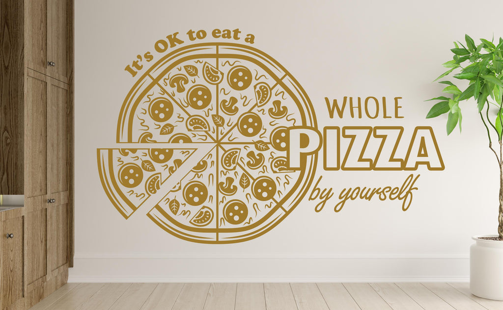 Pizza Wall Decal | Restaurant Pizzeria Decor