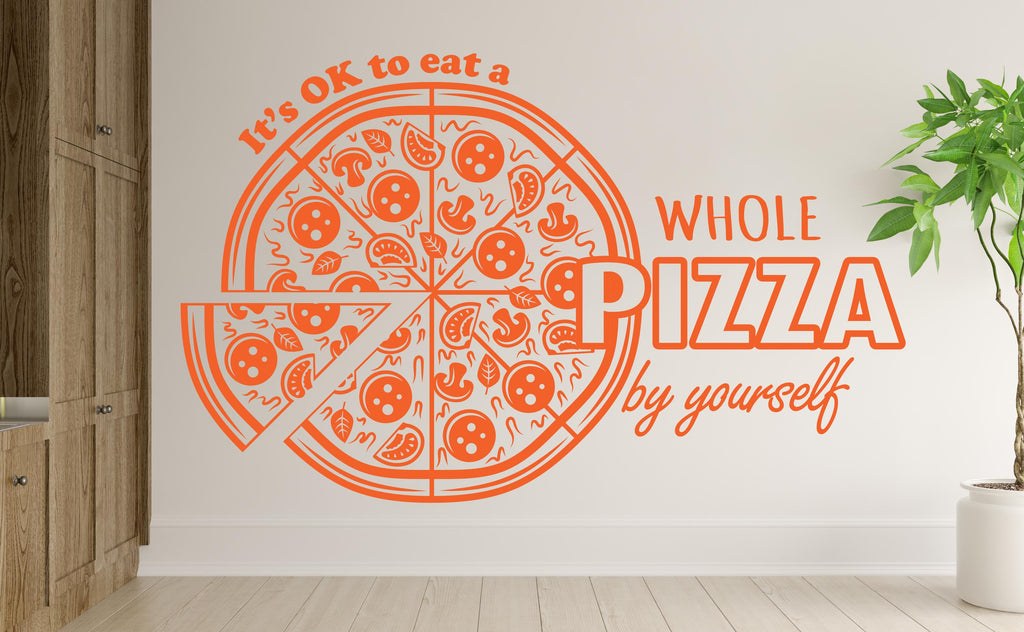 Pizza Wall Decal | Restaurant Pizzeria Decor