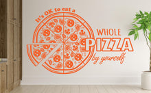Load image into Gallery viewer, Pizza Wall Decal | Restaurant Pizzeria Decor