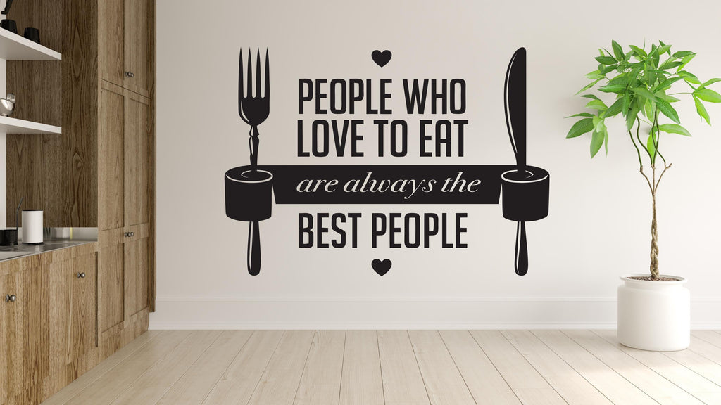 Restaurant Wall Decal, Kitchen Diner Art Food Pizza Burger decal