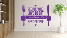 Load image into Gallery viewer, Restaurant Wall Decal, Kitchen Diner Art Food Pizza Burger decal