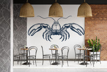 Load image into Gallery viewer, Vintage Lobster Wall Decal Nautical Lobster Illustration Wall Sticker Seafood Restaurant Cafe Kitchen Coastal Wall Art