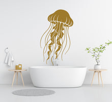 Load image into Gallery viewer, Jellyfish Wall Decal - Sea Animal Vinyl Sticker, Home decor Bathroom art
