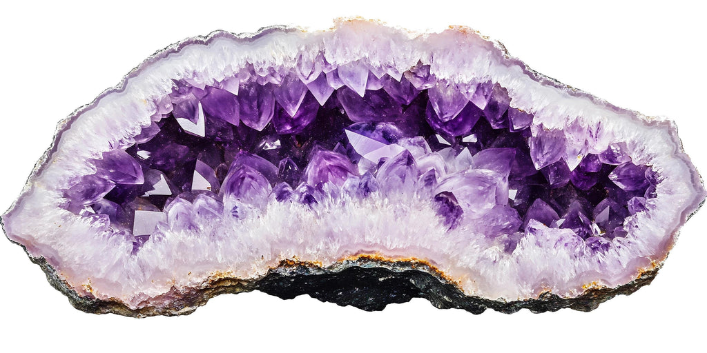 Amethyst Crystal Wall Decal Purple Geode Wall Sticker Boho Bedroom Decor Healing Crystal Wall Art Spiritual Decor