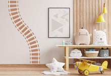 Load image into Gallery viewer, Railroad train Wall Decal Highway Vinyl Sticker Track Route Wall Decor Kids Playroom Boys Room Wall Art Train Bedroom Mural Sticker 747LU