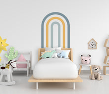 Load image into Gallery viewer, Rainbow Colorful Full Arch, Mid Century Boho Full Arch Wall Decals Modern Wall Stickers, Nursery Decor, Kids Room Wall Art, Home Decor 748LU