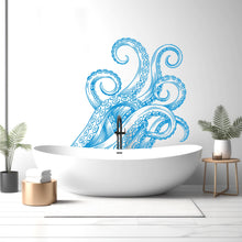 Load image into Gallery viewer, Octopus wall decal Tentacles decor Sea Animals Wall Bathroom Wall Decals Stickers Vinyl