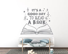 Load image into Gallery viewer, Book Wall Decal - Quote Vinyl Sticker, Home decor