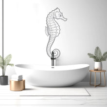 Load image into Gallery viewer, Sea Horse Wall Decal - Sea Animal Bathroom Decor