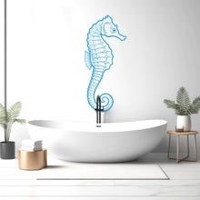Load image into Gallery viewer, Sea Horse Wall Decal - Sea Animal Bathroom Decor