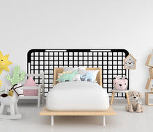 Load image into Gallery viewer, Soccer Net Wall Decal | Football Goal Wall Sticker | Sports Nursery &amp; Kids Room Decor | Soccer Bedroom Wall Art, Removable Vinyl Decal 750LU