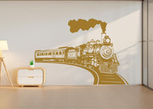 Load image into Gallery viewer, Train Wall Decal, Kids Room Vinyl Art