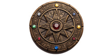 Load image into Gallery viewer, Mystical Rune Wheel Wall Decal Ancient Sigil Wall Art Sacred Symbol Round Wall Sticker Fantasy Home Decor