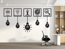 Load image into Gallery viewer, Vision Goals Success Wall Decal, Office Wall Art