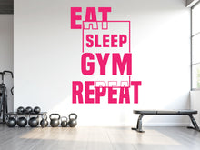 Load image into Gallery viewer, Workout Vinyl Gym Wall Decal, Inspirational Words, Gym Decal, Fitness Collage, Gym Wall Art Gym Decor Gym Wall Decor Motivational Art 752LU